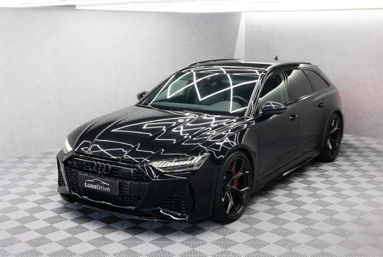 Audi RS6 Avant performance preto